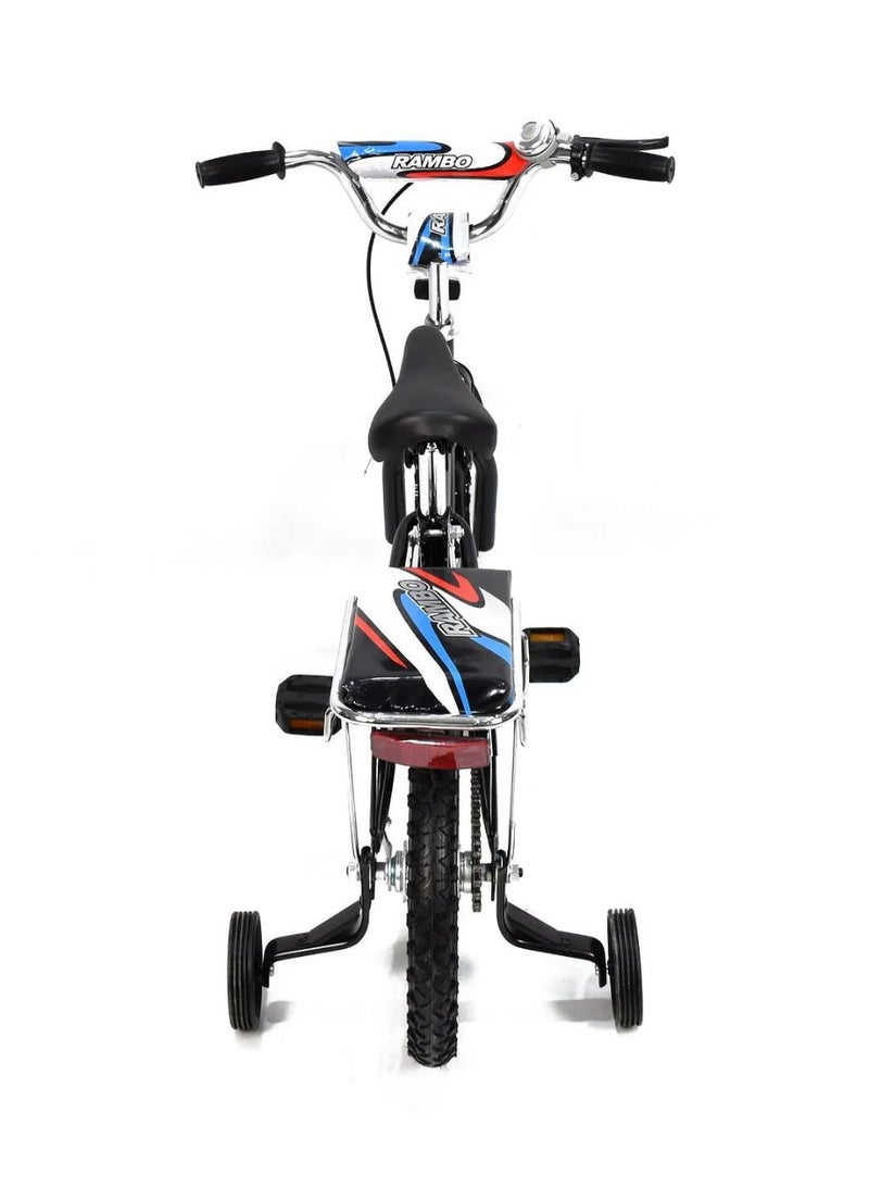 Rambo 14 inch Rambo Bicycle with Double Seat Adjustable Air Tire and Supported Wheels 6 to 8 years old - Image 3