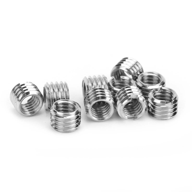 10Pcs Thread Inserts Male Female Reducing Nut Stainless Steel Hardware Repair Tool - Image 4