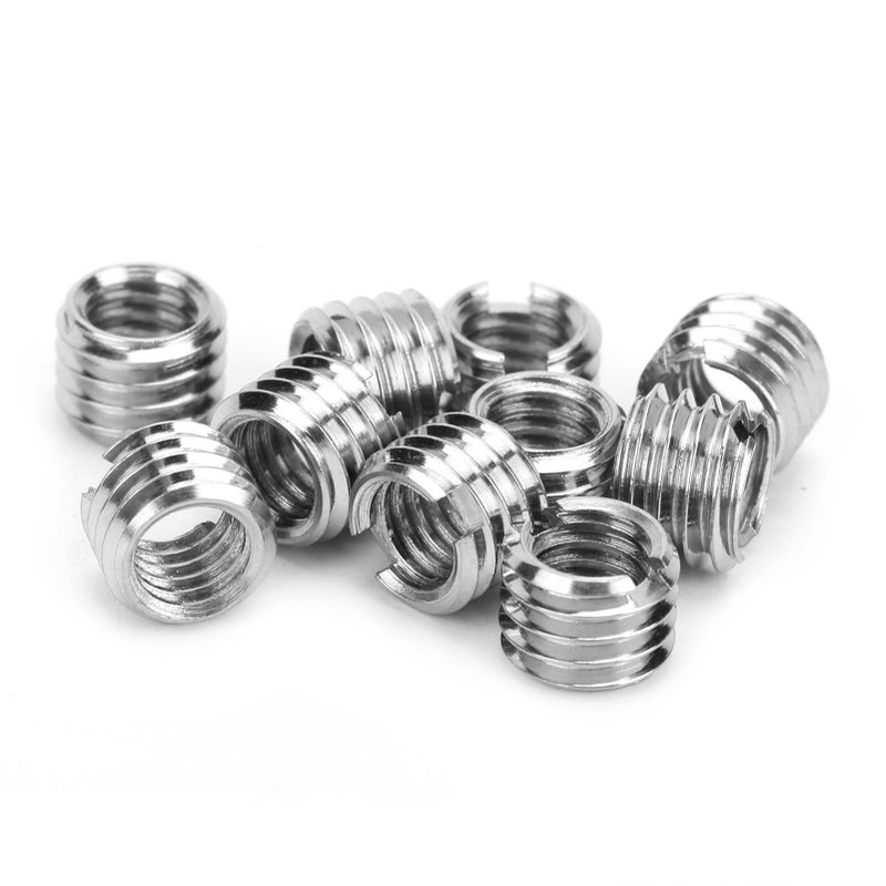 10Pcs Thread Inserts Male Female Reducing Nut Stainless Steel Hardware Repair Tool - Image 5