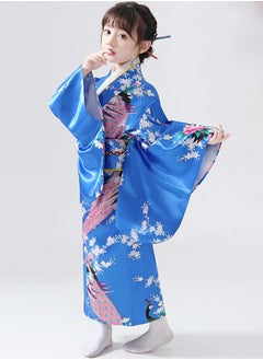 Al Aoyama japanese traditional dress kimono robe for kids girls costume  - Image 3