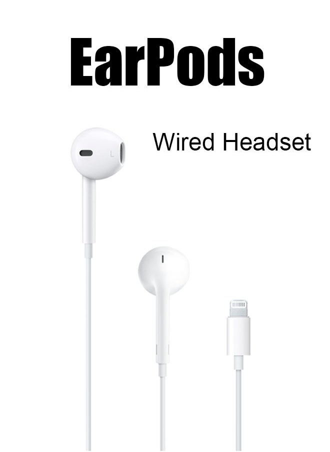Generic - Earphones with Lightning Connector,  iphone Earphones HiFi Stereo in Ear, Plug And Connect,  Intelligence, High Quality, With Microphone For iphone 14/13/12/SE/11/XR/XS/X/8/7-All iOS - Image 1