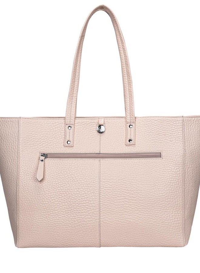 ANTONIO VALERIA Avery Leather Tote/Top Handle Shoulder Bag for Women, Nappa Cream, Medium, Tote Shoulder Bag - Image 3