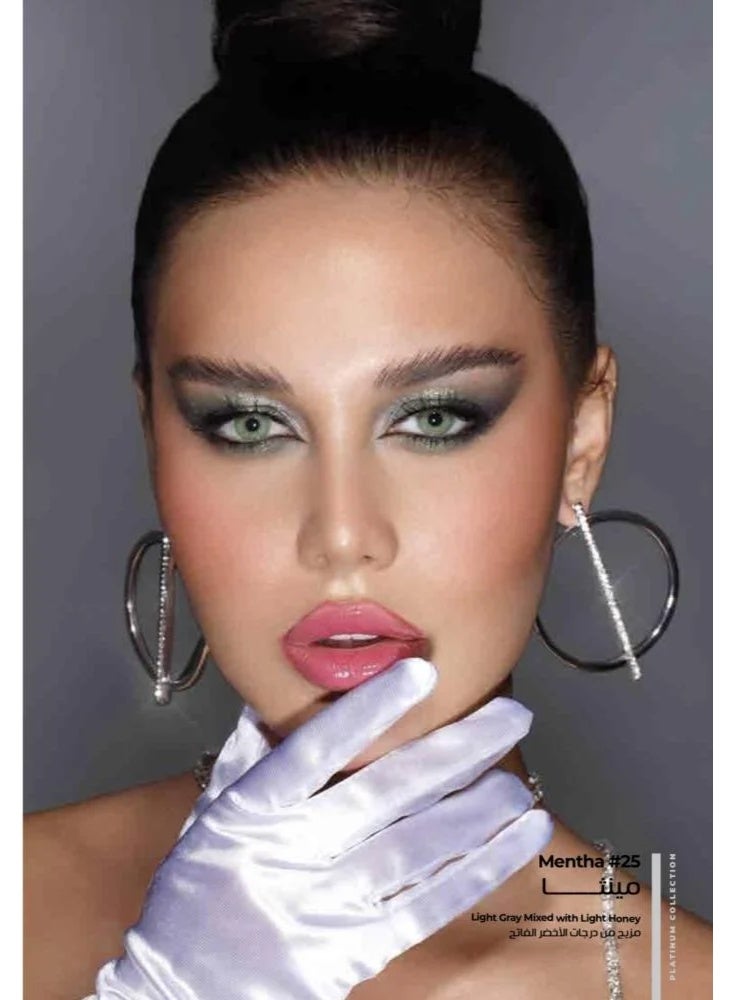 Dahab contact lenses, color (Mintha) #25, for daily use - Image 2