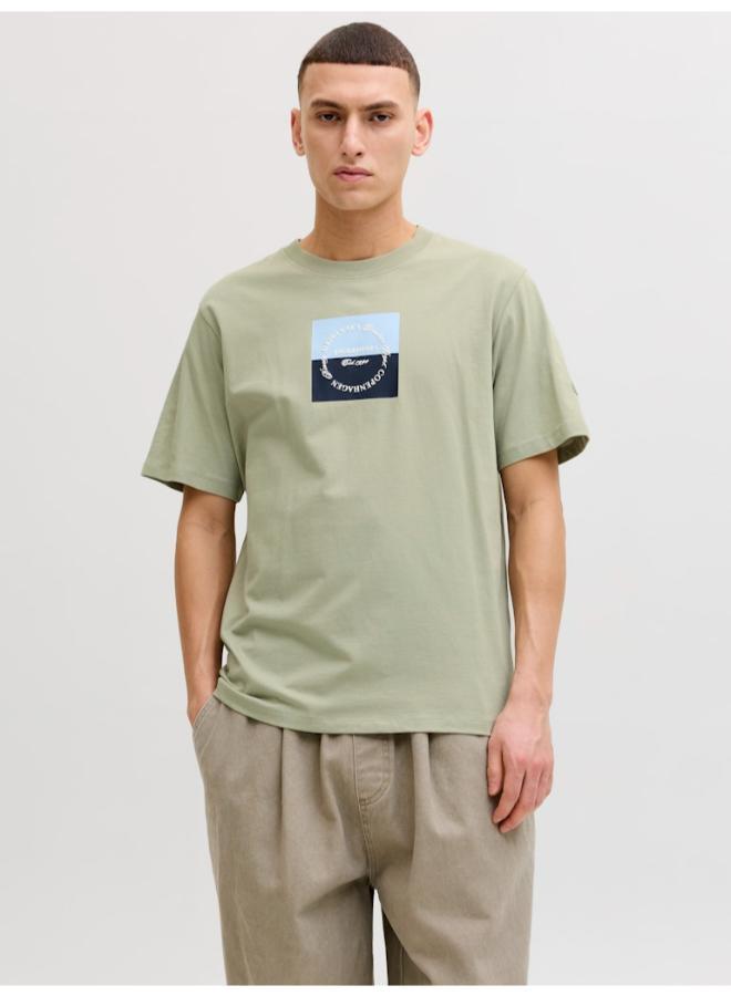 JACK & JONES Graphic Crew Neck T-Shirt - Image 1