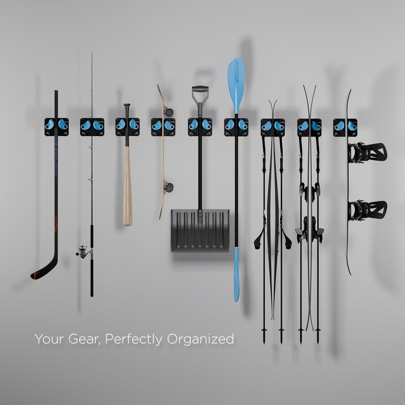 Gravity Grabber - Ultimate Ski & Snowboard Wall Rack | Secure, Non-Slip Storage | Fits Any Ski/Board | Garage Organization | Ski Storage Rack | Snowboard Storage Rack | Winter Gear Organizer | 1 Pck - Image 5