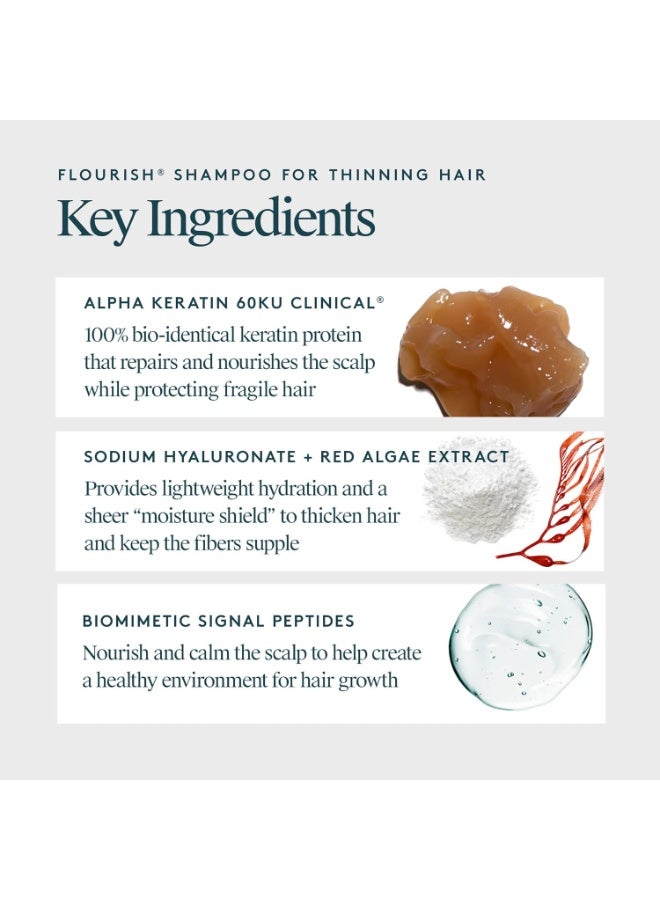 VIRTUE Flourish Shampoo for Thinning Hair 240ml - Image 3