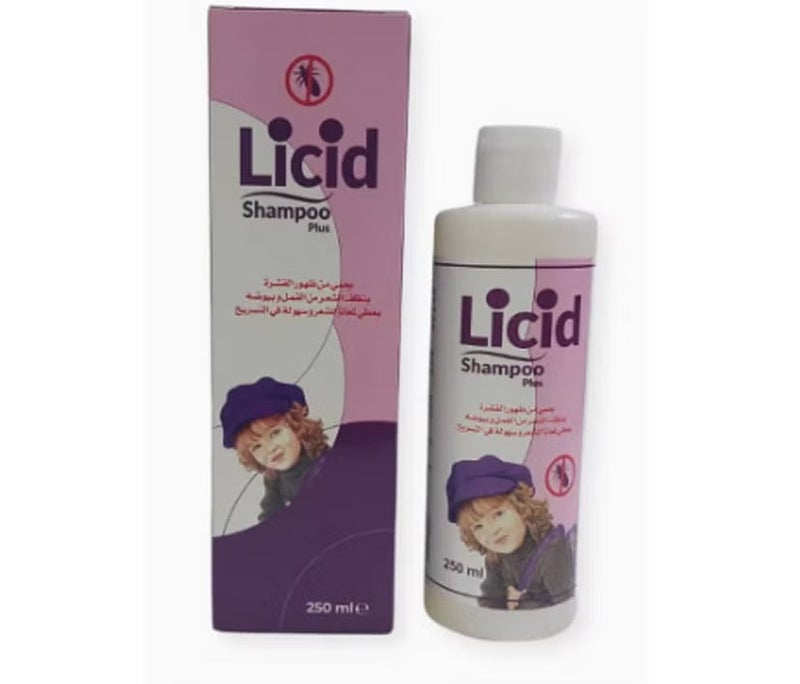 Lisid Shampoo for healthy, clean, and shiny hair, 250ml