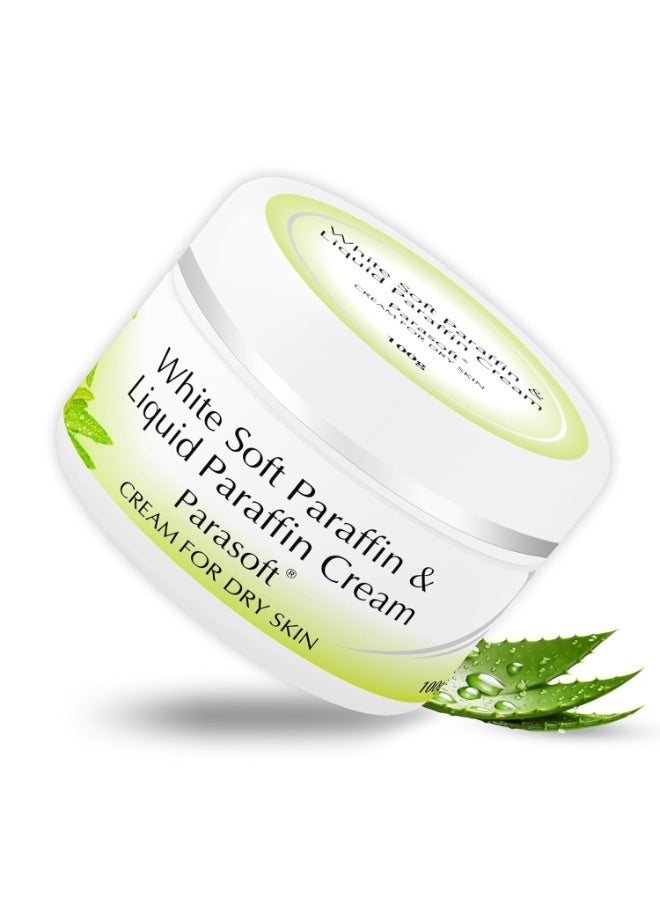 Parasoft Moisturizing Cream with Aloe Vera - 100g | Deep Hydration Intense Moisturizer for Dry & Dehydrated Skin, Non-Greasy, All-Season Daily Skincare, Dermatologist Tested, Paraben-Free - Image 1