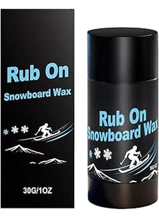 Ski Snowboard Wax 30g With Cork Applicator For Indoor Outdoor Winter Sports - Image 1