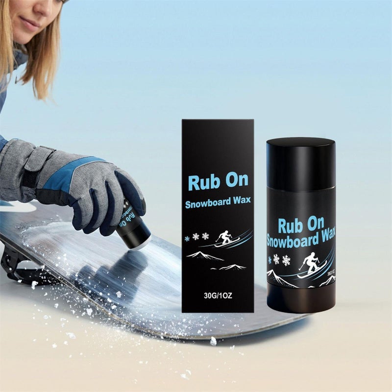 Ski Snowboard Wax 30g With Cork Applicator For Indoor Outdoor Winter Sports - Image 3