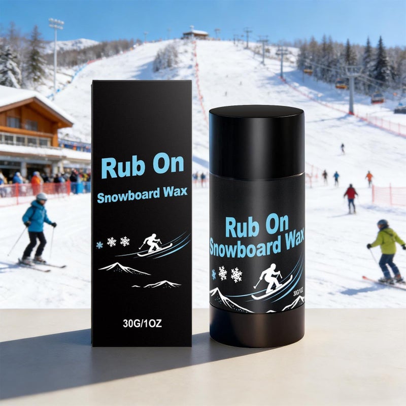 Ski Snowboard Wax 30g With Cork Applicator For Indoor Outdoor Winter Sports - Image 4