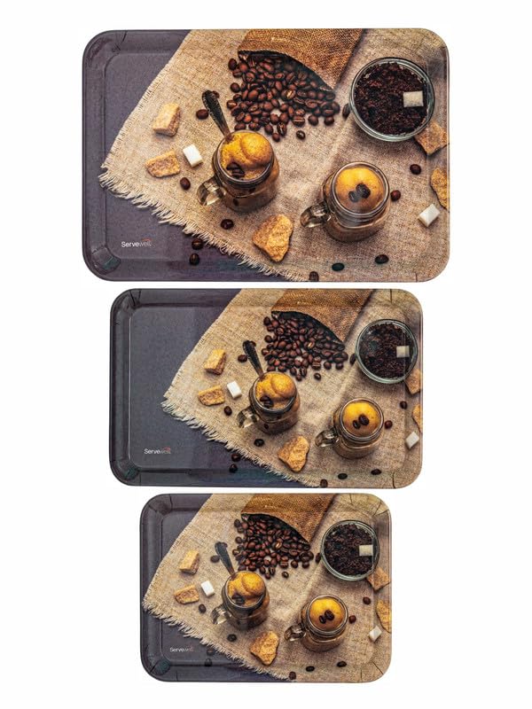 Servewell طقم صواني سيرفويل مكون من 3 قطع SER-COMF-TS3P-FROT - Image 2