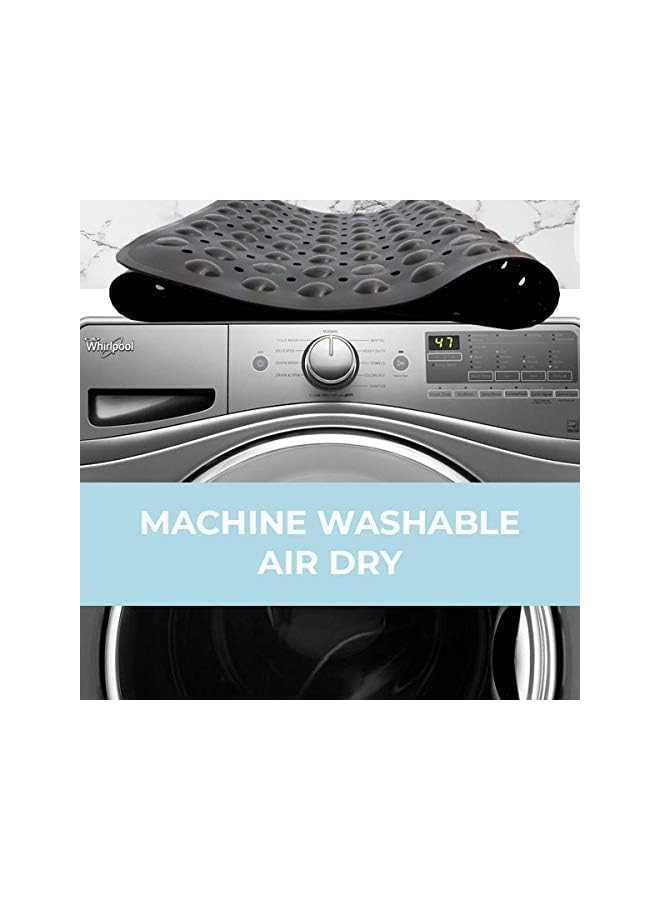 راكسوم سجادة حمام طويلة جدًا غير قابلة للانزلاق للحوض والدش (أخضر شفاف) - Image 5