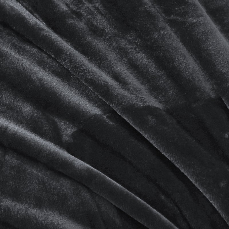 MORANO Viva Soft Throw Blanket | Single Size 150x220 cm | Lightweight 250 gsm | Color - Evening Grey | Ideal for Beds, Sofa or Travel - Image 2