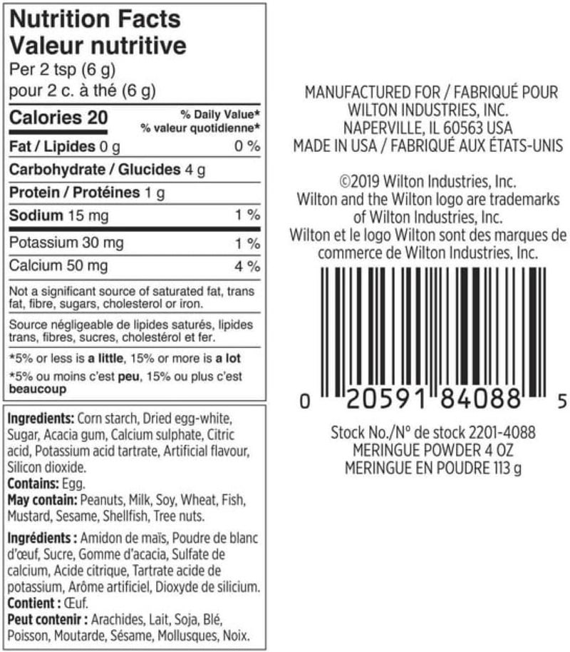 Wilton Meringue Powder, 4 oz Can - Image 2