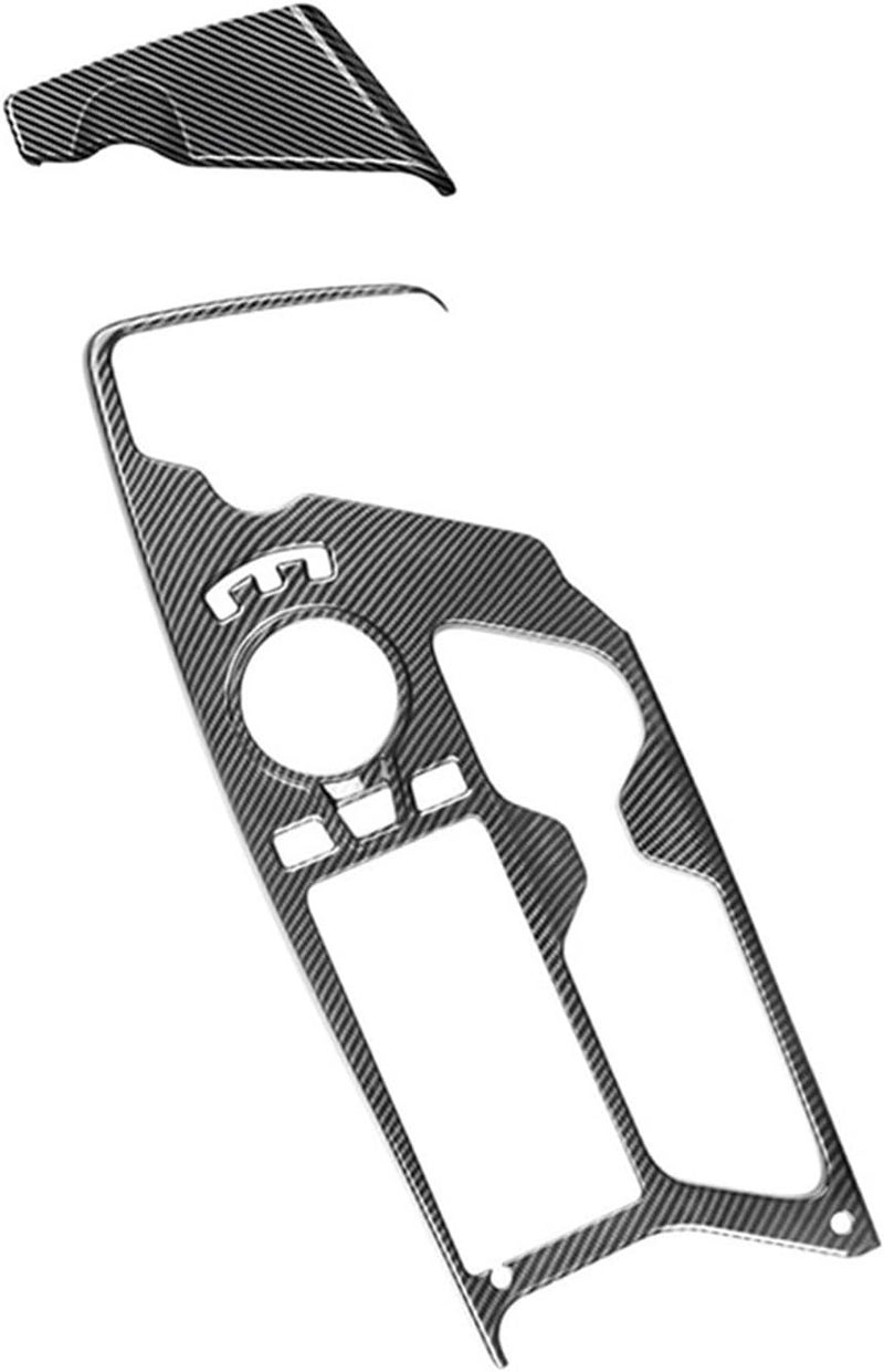 QASULER Carbon Fiber Gear Shift Panel Trim for Kia EV6 - Image 1
