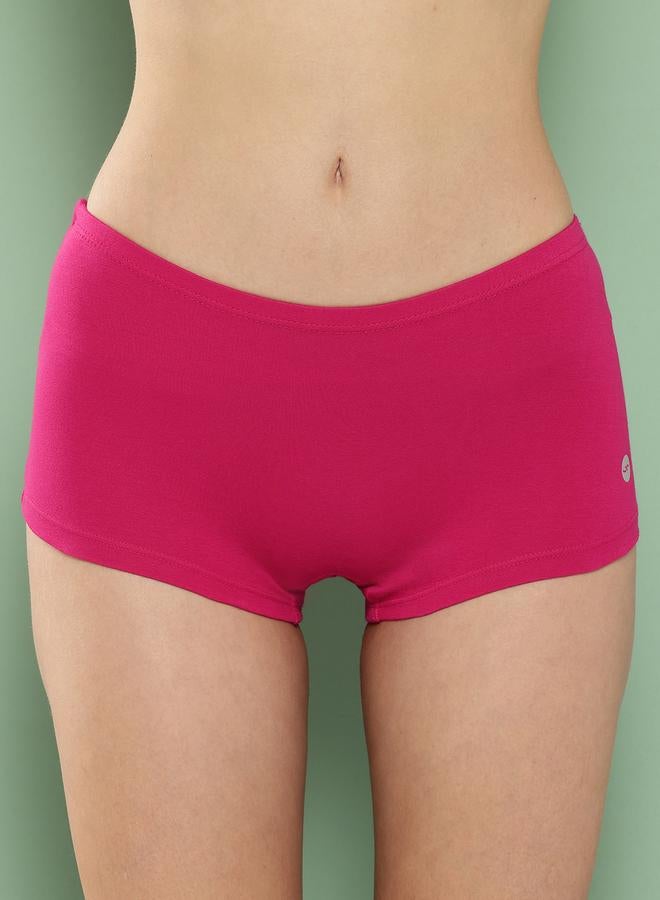 Leading Lady Pack of 2  - Solid Cotton Boyshorts - Image 5