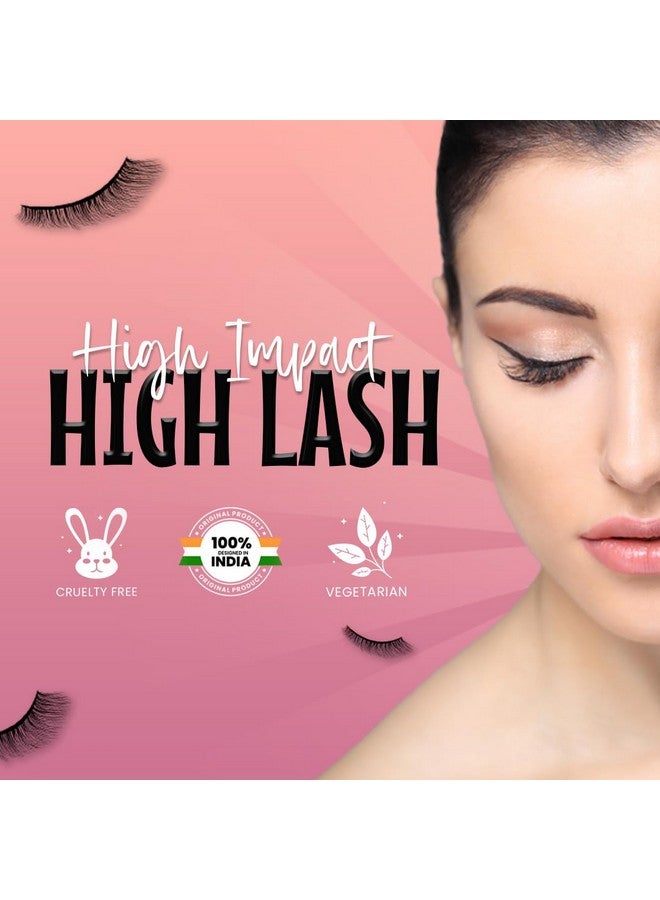 مارس رموش هايلاش الصناعية للنساء مجموعة 5 قطع | مظهر طبيعي للاستخدام المنتظم | قابلة لإعادة الاستخدام | خفيف الوزن | مريح وسهل الاستخدام | فرقة غير مرئية (03Naturaldramatic) - Image 5