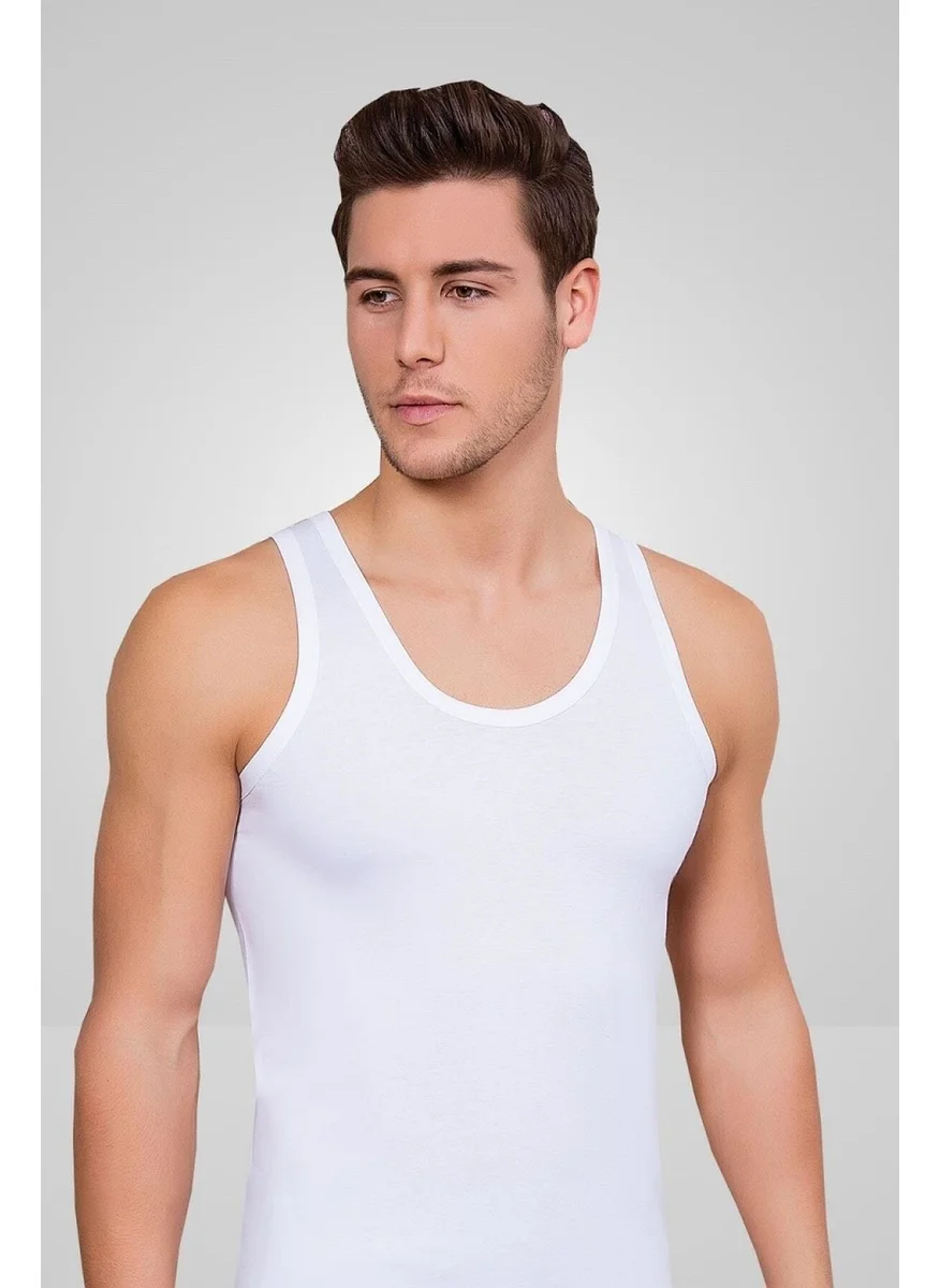 بيراك Men's Lycra Single Jersey Rambo Undershirt 3 Pack -1029