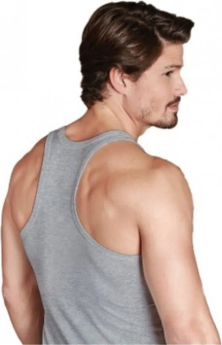بيراك Men's Lycra Single Jersey Rambo Undershirt 3 Pack -1029