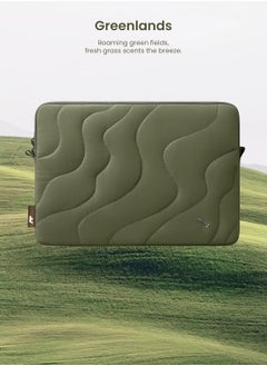 Tomtoc Terra-A27 360 Protective Puffy Laptop Sleeve for 14-inch MacBook Pro M4/M3/M2/M1 Pro/Max A3112 A3401 A3185 A2992 A2918 A2779 2024, 13.5/13.8-inch Surface Laptop 7(Copilot+ PC)/6/5/4/3 Eco-Friendly Laptop Sleeve  - Image 5