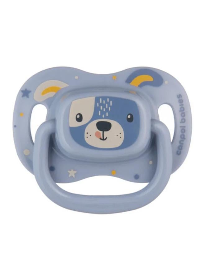 Canpol Babies Silicone Symmetrical Soother 6-18m – Blue - Image 2