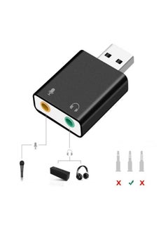 بيوينتي الناقل التسلسلي العام محول الصوت ستيريو الخارجية ، 7-1 بطاقة الصوت ، مناسبة ل PS4 ، 3.5mm TRS TRRS ميكروفون سماعة ، ماك ، لينكس ، كمبيوتر محمول  - Image 2