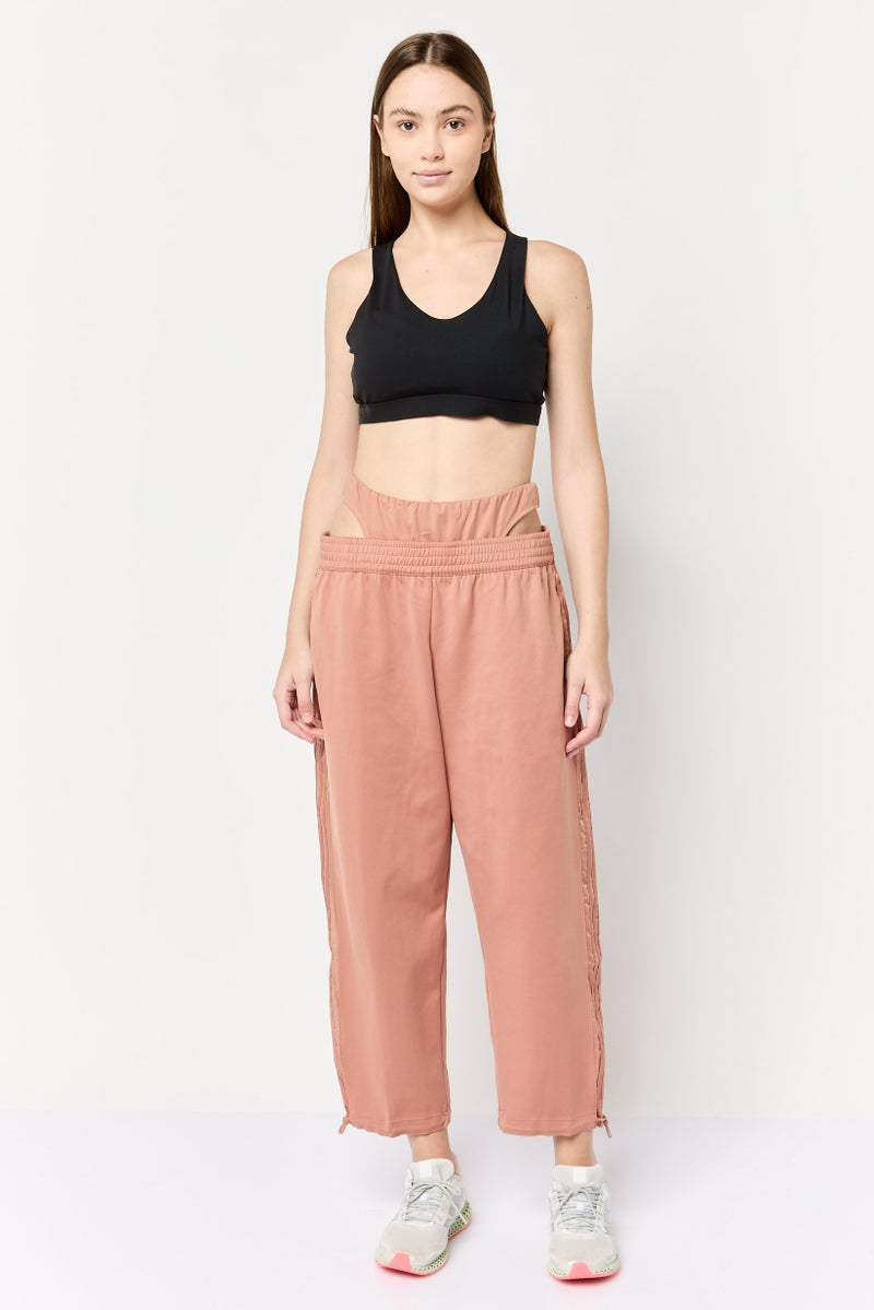 adidas Originals Women Loose Fit Training Track Pants, Brown  - Image 3