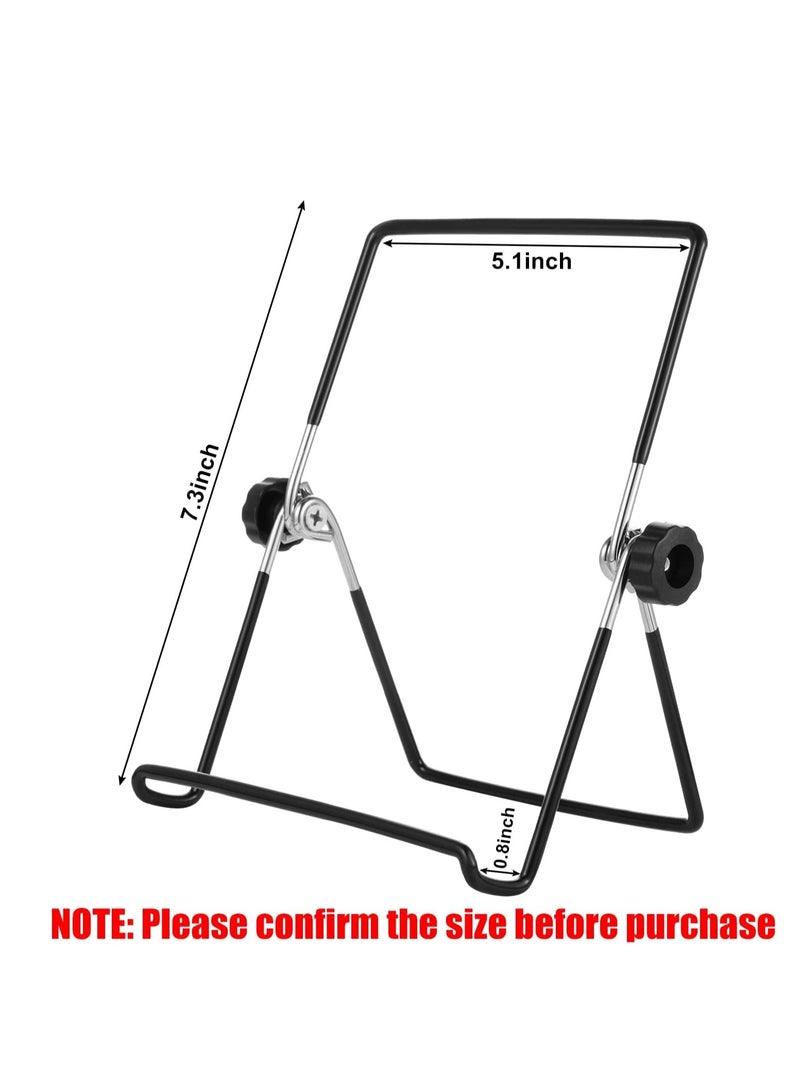 Barakah Plate Stand, Easel Picture Frame Stand, Adjustable Foldable Tablet Iron Display Holder - Image 4