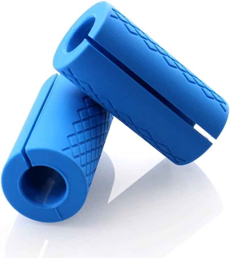 serveuttam "serveuttam Leosportz Fitness Thick Bar Grips for Crossfit, Weight lifting, Power lifting, Strength Training, Fat Barbell Cover for Muscle Building (Barbell grip + Grip lock)" - Image 3