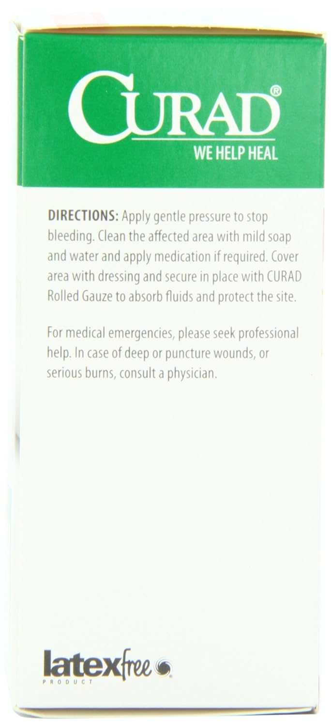 CURAD Cotton Stretch Gauze Bandage Roll 4Inch x 41Yard Roll Box of 1 - Image 4