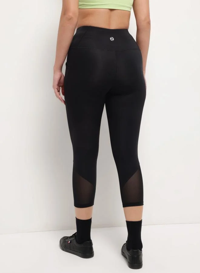 Zaecy  Women’s ⅞ Sports Leggings – Night Empyrean Black for Women | Best Price UAE