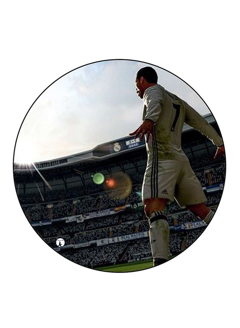 Fifa Printed Mouse Pad Round  Multicolour