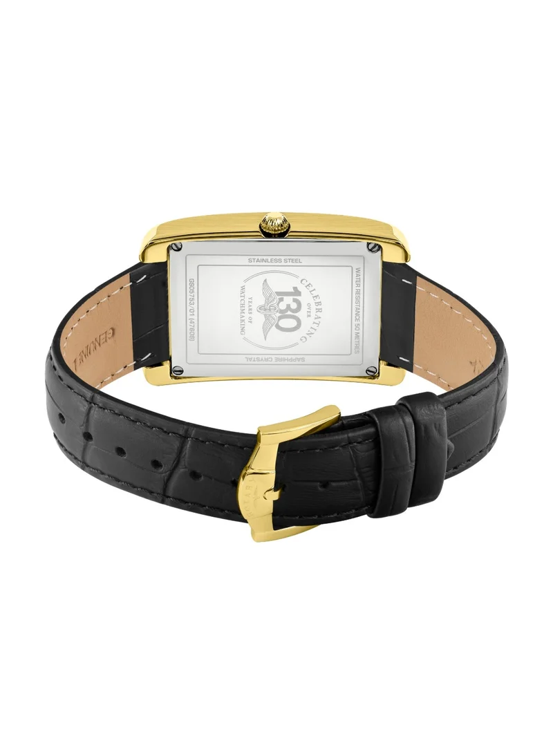 Rotary  Men's Heritage Astoria Analogue Watch, 29 mm, White Dial, Black Leather Strap for Men | Best Price UAE