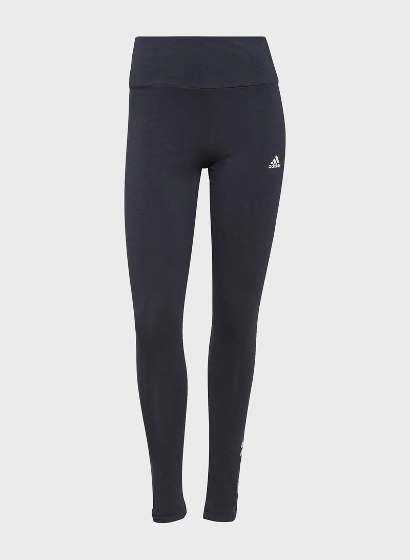 Adidas Essential High-Waisted Logo Leggings