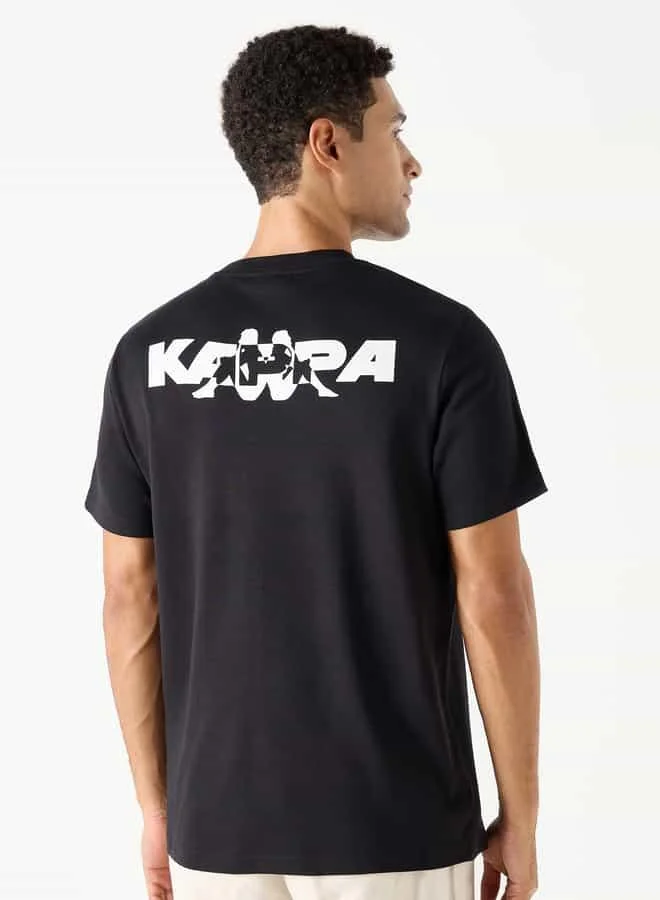 Kappa Kappa Embossed T-shirt with Short Sleeves