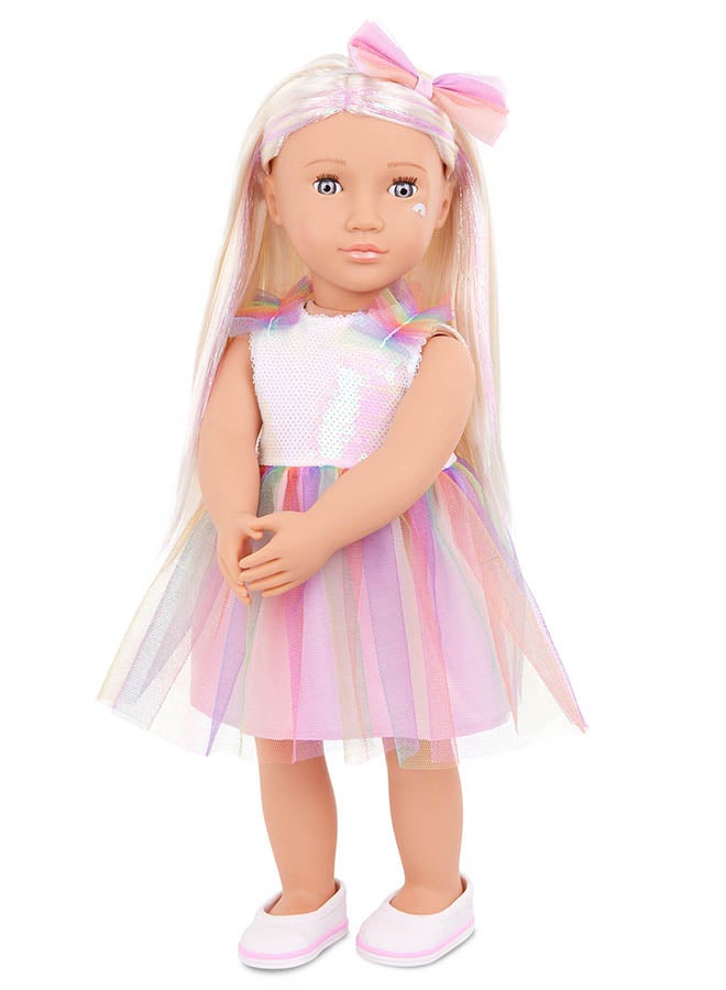 Our Generation Fashionable 18-inch Girl Doll with Unicorn Outfit, Gifting Toys, Age 6+ years, Character-Iris - Image 3