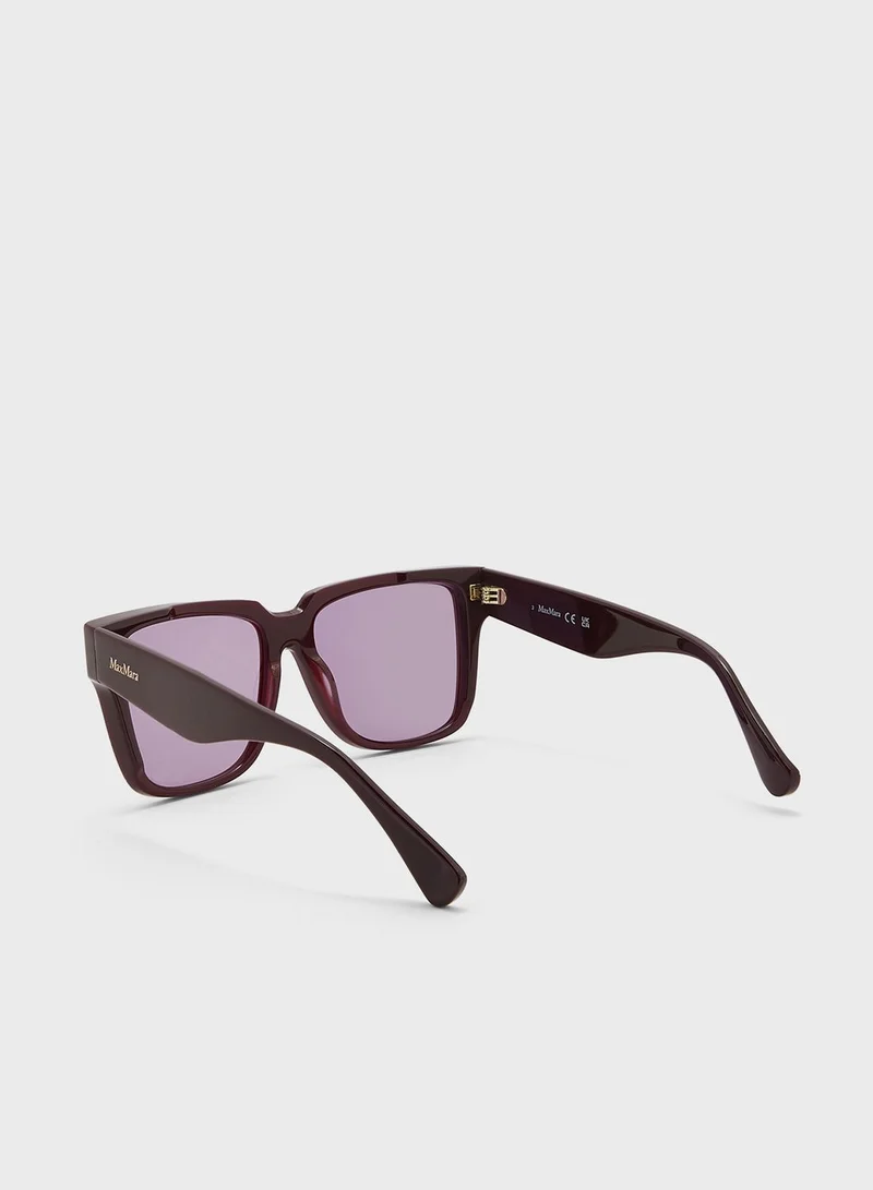MaxMara Rectangle Shape Sunglasses