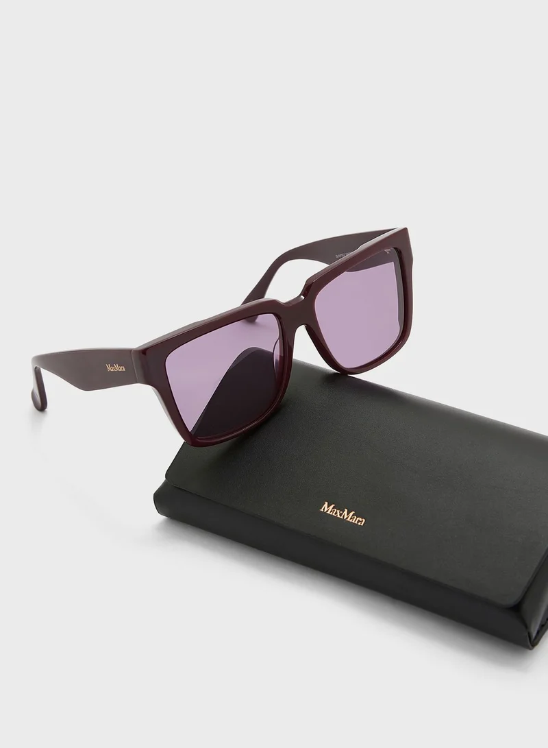MaxMara Rectangle Shape Sunglasses