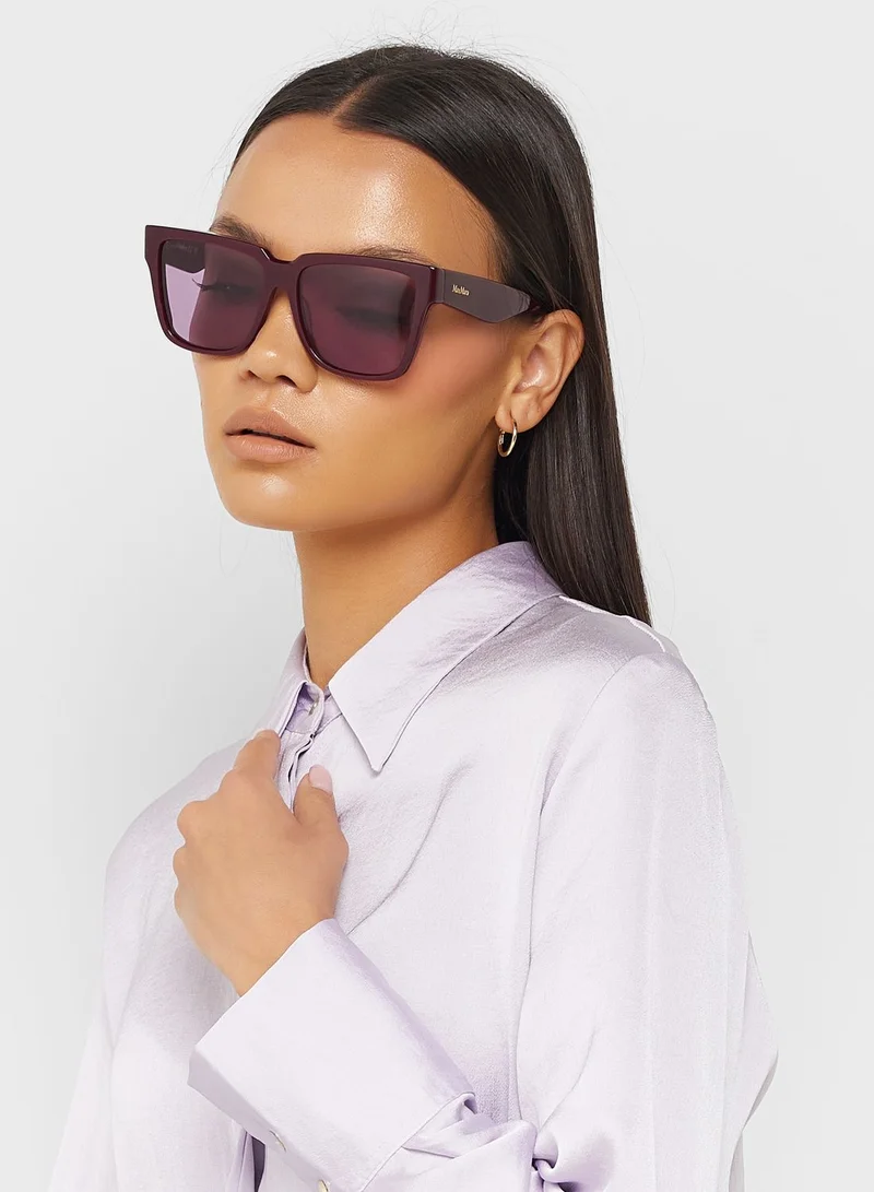 MaxMara Rectangle Shape Sunglasses