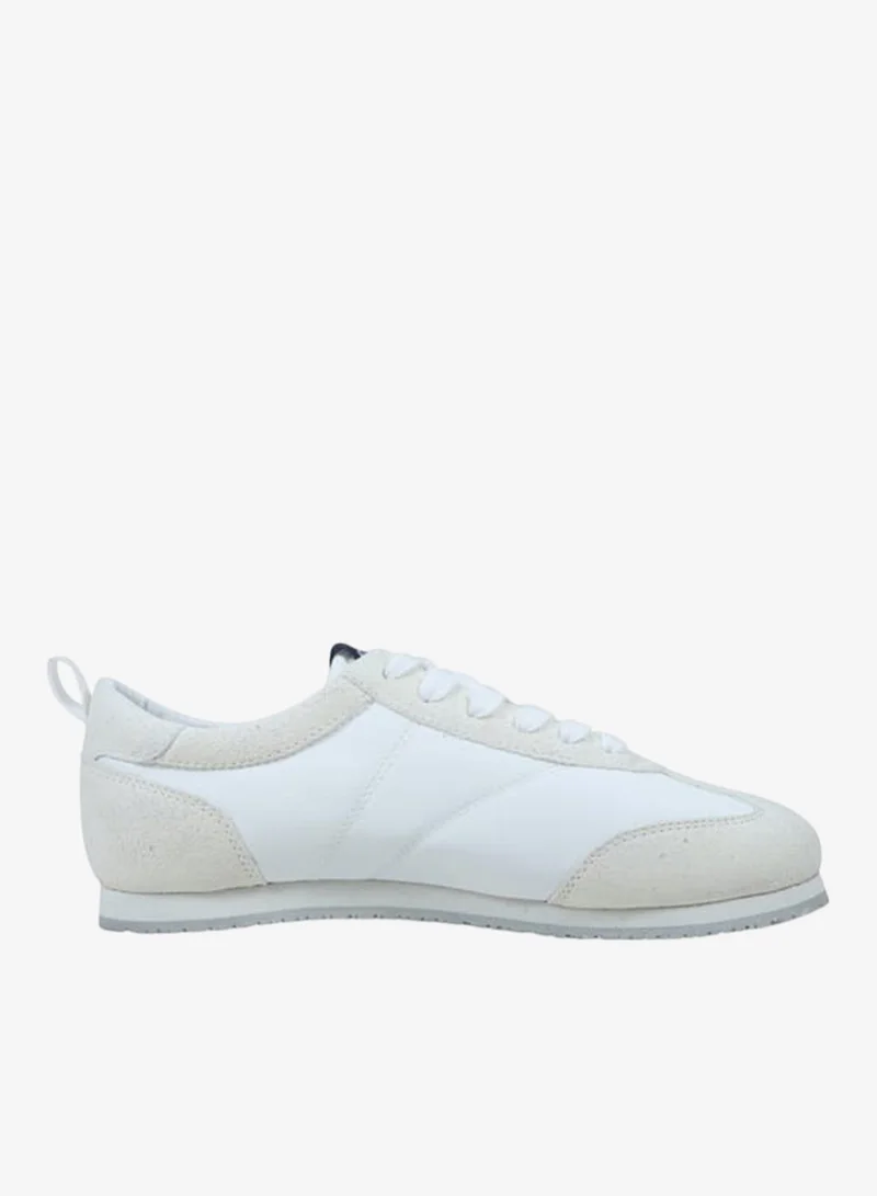 Women's Panelled Sneakers with Lace-Up Closure - MIAMI