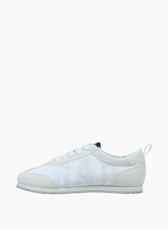 GAP Women's Panelled Sneakers with Lace-Up Closure - MIAMI