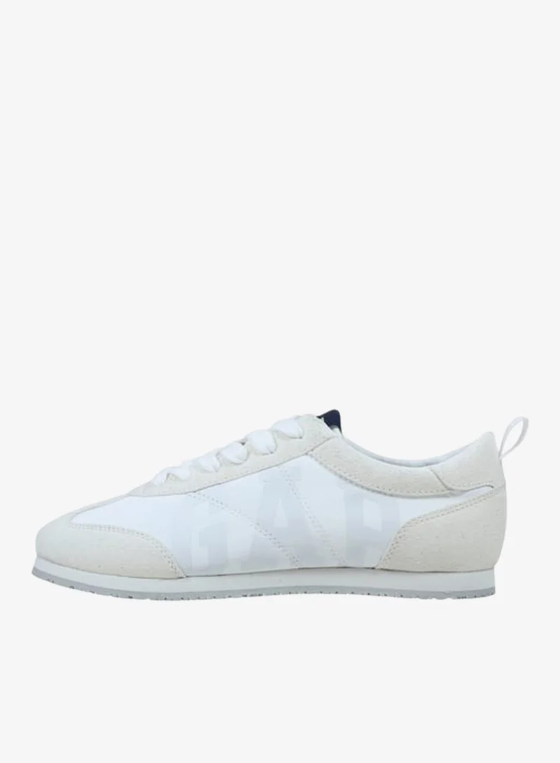 GAP Women's Panelled Sneakers with Lace-Up Closure - MIAMI