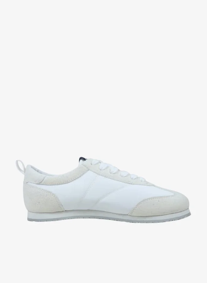 GAP Women's Panelled Sneakers with Lace-Up Closure - MIAMI
