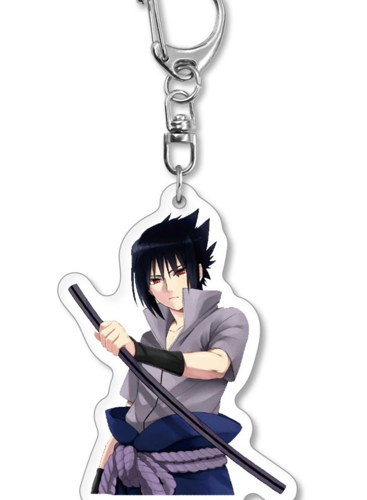 RedMapleTEK 10-Pack of NARUTO Keychains Birthday Gift Light WeightKey Tags Portable Key Rings For Bag Backpack Boys Girls Kids - Image 2