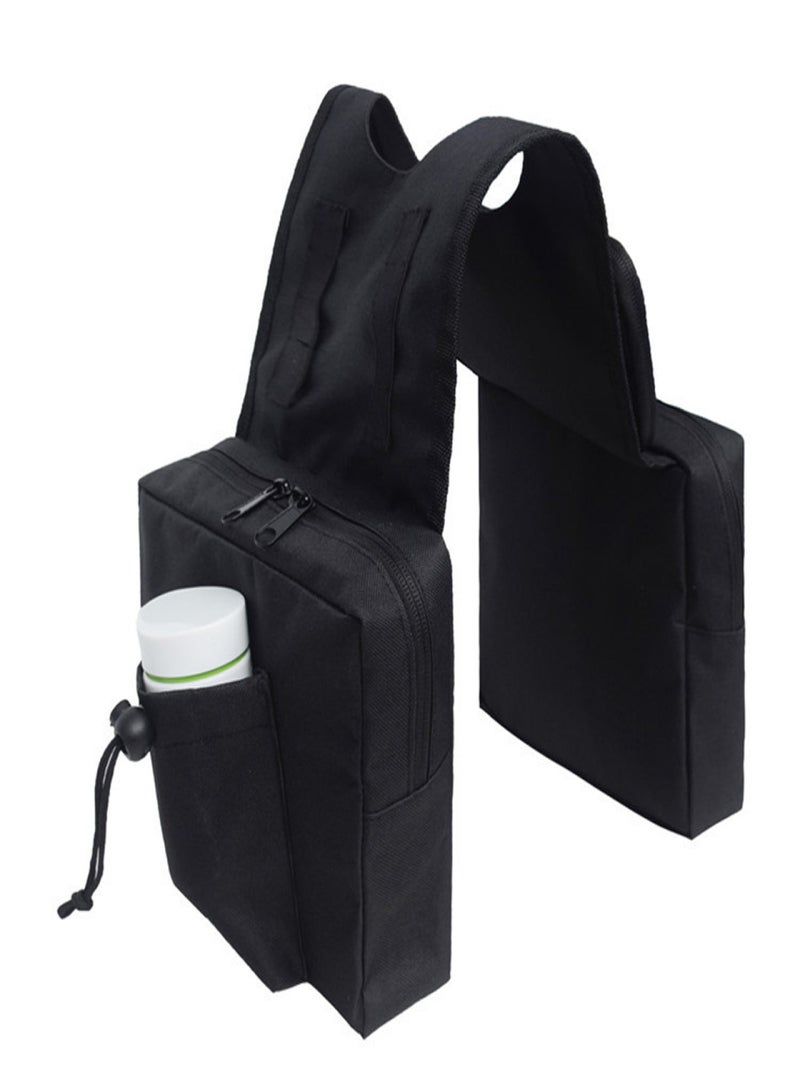 Generic Universal Outdoor FuelTank Saddlebags Motorbike Left Right Side Saddle Swingarm Tool Bags Motorcycle Saddle Bag Saddlebag For ATV Side bag Motorcycle Accessories With Mobile Phone Bag  - Image 3