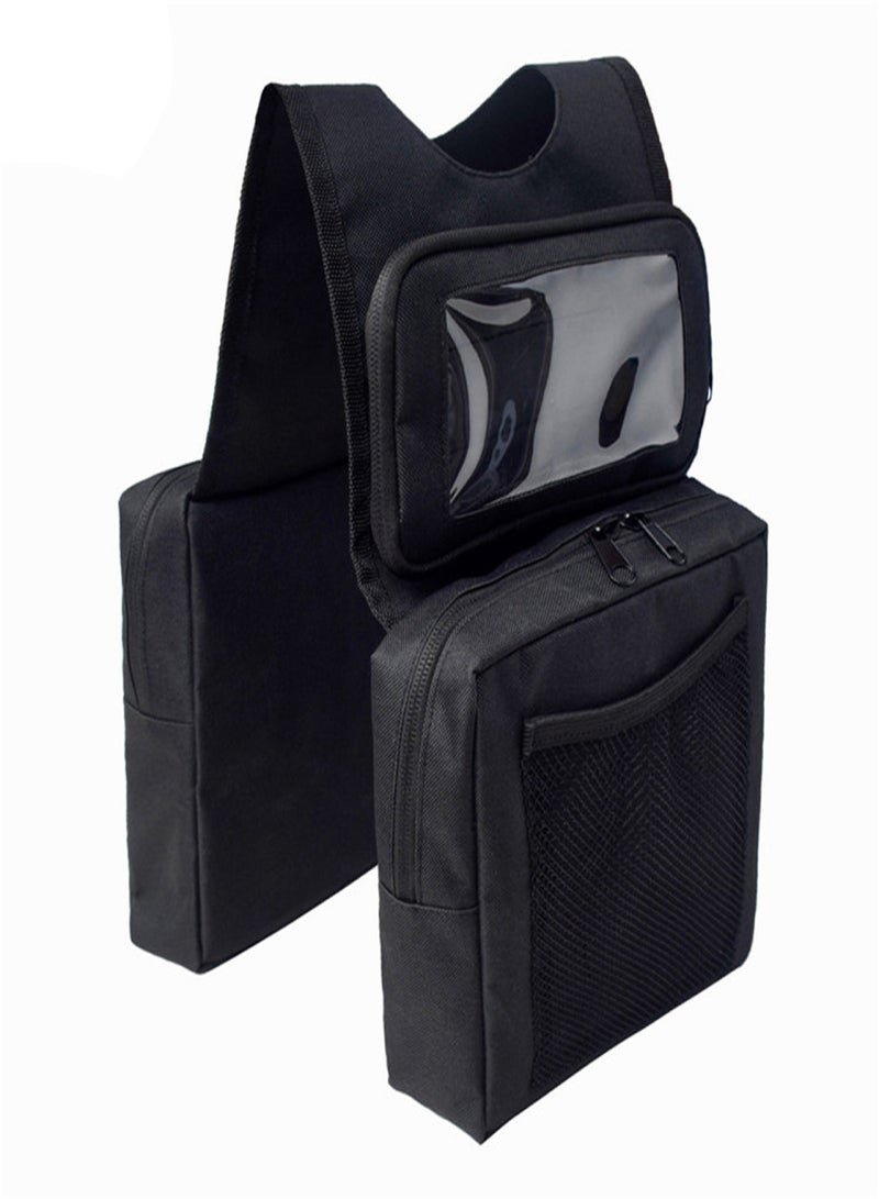 Generic Universal Outdoor FuelTank Saddlebags Motorbike Left Right Side Saddle Swingarm Tool Bags Motorcycle Saddle Bag Saddlebag For ATV Side bag Motorcycle Accessories With Mobile Phone Bag  - Image 2