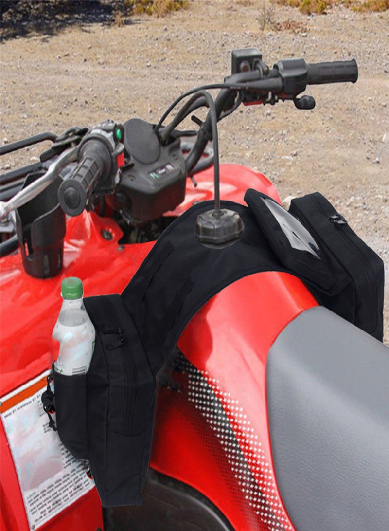 Generic Universal Outdoor FuelTank Saddlebags Motorbike Left Right Side Saddle Swingarm Tool Bags Motorcycle Saddle Bag Saddlebag For ATV Side bag Motorcycle Accessories With Mobile Phone Bag  - Image 5