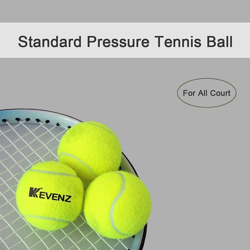 KEVENZ 12/24-Pack Standard Pressure Training Tennis Balls, Highly Elasticity, More Durable, Good for Beginner Training Ball - Image 3