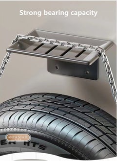 Kutis 1-Piece Aluminum Alloy Soap Dish Wall Mounted Soap Sponge Holder Grey 13.5x9.4x3.4 cm  - Image 3